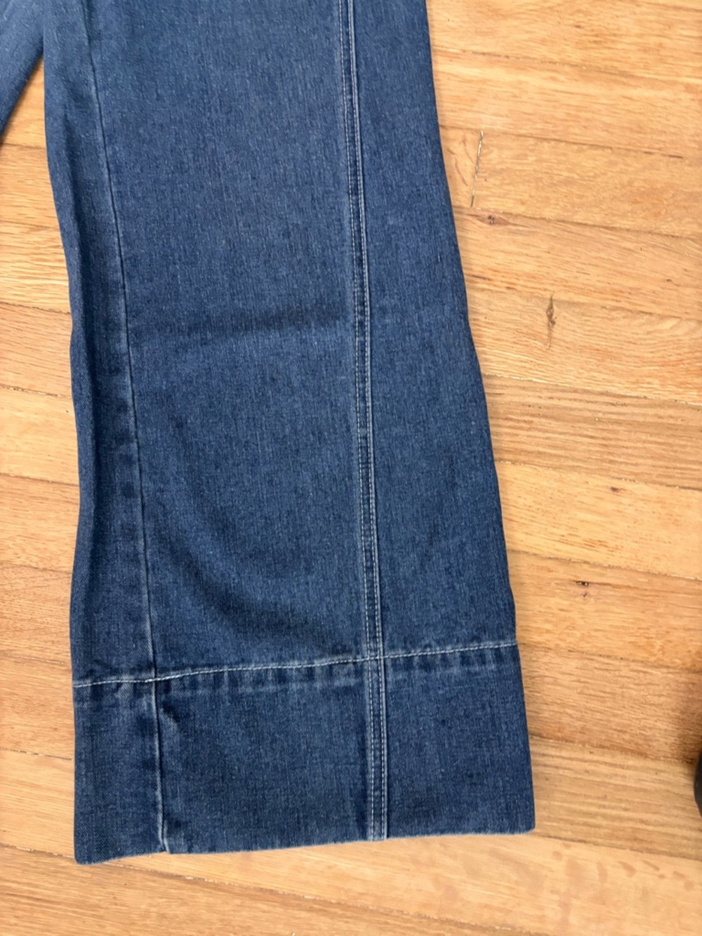 Cider Small Wide Leg 70s Style Jeans - Picture 4 of 6